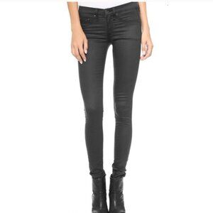 Black Coated Rag & Bone Shoreditch Jeans
